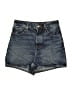 Express Blue Denim Shorts Size 2 - photo 1