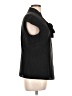 St. John Black Short Sleeve Silk Top Size 10 - photo 4