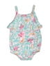 Jessica Simpson Tropical Teal Leotard Size 3-6 mo - photo 1