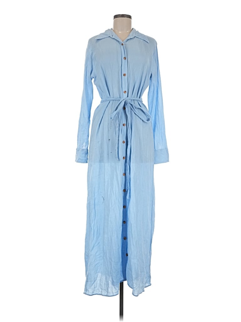 Pre-owned C&c California Casual Dress In Blue