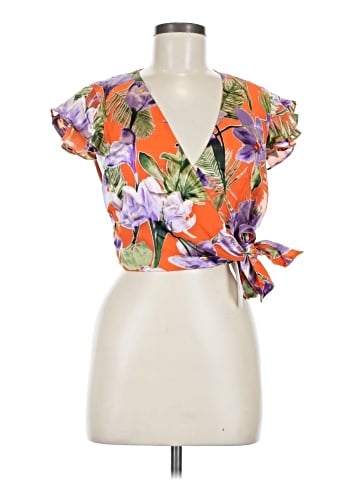 Alice + Olivia Short Sleeve Blouse (view 1)