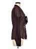 Express 100% Polyester Brown Long Sleeve Blouse Size M - photo 4
