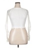 MANIERE DE VOiR White Long Sleeve Top Size 14 - photo 1