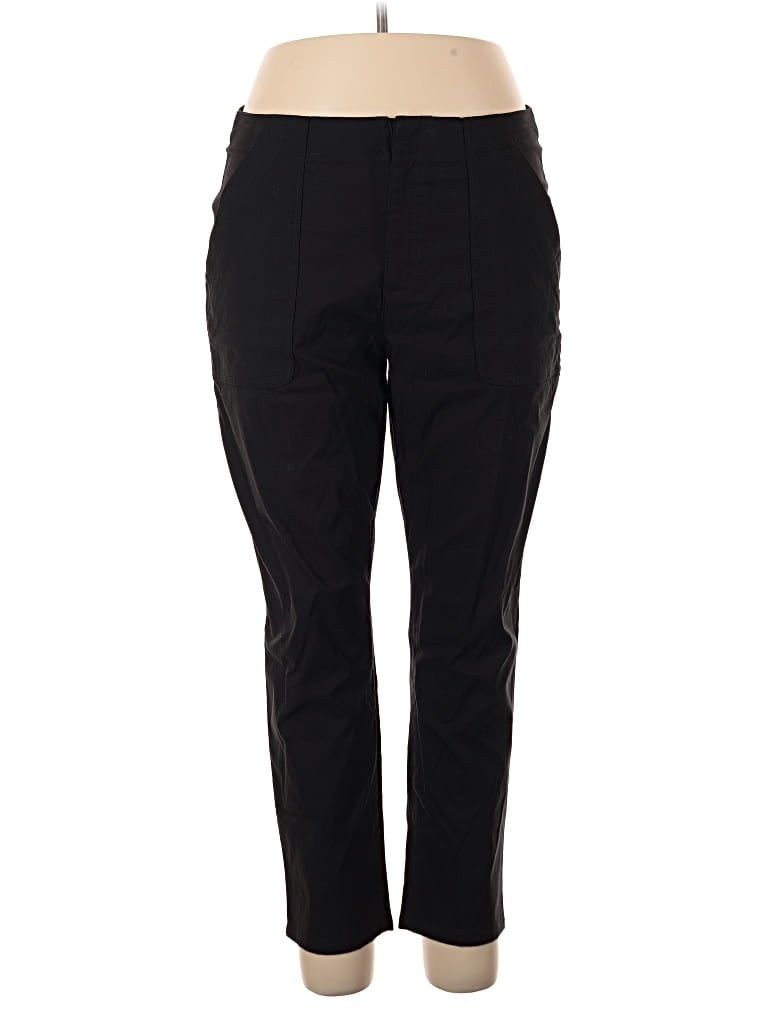 Pre-owned Eddie Bauer Casual Pants In Black