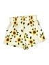 Zaful Floral Yellow Shorts Size 4 - photo 2