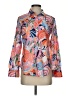 Talbots 100% Cotton Print Orange 3/4 Sleeve Blouse Size XS - photo 1