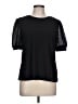 CeCe Black Short Sleeve Top Size L - photo 1