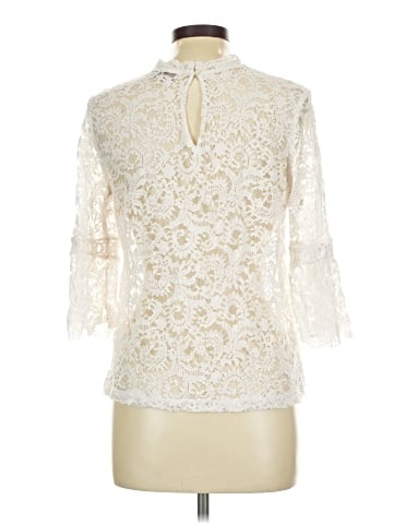 Ann Taylor LOFT 3/4 Sleeve Blouse (view 2)