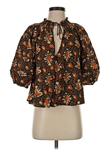 Free People 3/4 Sleeve Blouse (view 1)