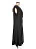 Nic + Zoe Solid Gray Cocktail Dress Size L - photo 4