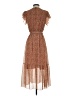 BTFBM 100% Polyester Animal Print Brown Casual Dress Size S - photo 2