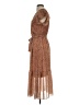 BTFBM 100% Polyester Animal Print Brown Casual Dress Size S - photo 5