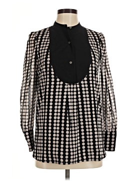 Tory Burch Long Sleeve Silk Top