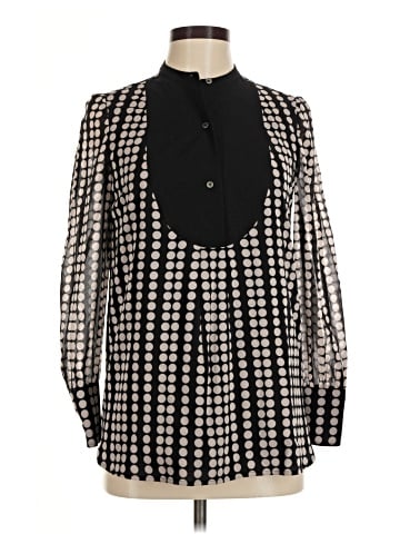 Tory Burch Long Sleeve Silk Top (view 1)