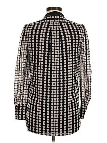 Tory Burch Long Sleeve Silk Top (view 2)