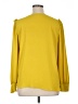 Ann Taylor LOFT 100% Polyester Yellow 3/4 Sleeve Blouse Size XL - photo 2
