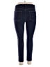 White House Black Market Solid Blue Jeans Size 14 - photo 2