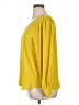 Ann Taylor LOFT 100% Polyester Yellow 3/4 Sleeve Blouse Size XL - photo 5
