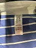 SPANX 100% Cotton Stripes Blue Long Sleeve Button-Down Shirt Size M - photo 4