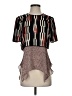 BCBGMAXAZRIA 100% Polyester Black Short Sleeve Blouse Size XXS - photo 1