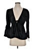 Hale Bob Black 3/4 Sleeve Blouse Size S - photo 1