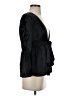 Hale Bob Black 3/4 Sleeve Blouse Size S - photo 4