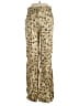 Zara 100% Viscose Animal Print Gold Casual Pants Size XS - photo 1