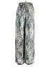 Zara 100% Polyester Paisley Blue Casual Pants Size XS - photo 2