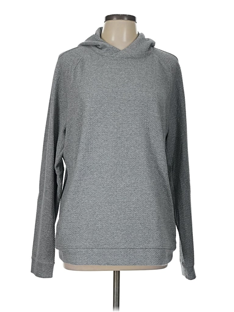 Pre-owned Lululemon Athletica Sweatshirt In Gray