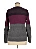 Market and Spruce Color Block Purple Pullover Sweater Size XL - photo 2