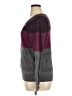 Market and Spruce Color Block Purple Pullover Sweater Size XL - photo 5