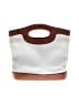 Assorted Brands Solid Ivory Tote One size - photo 1