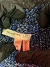 Meadow Rue 100% Polyester Blue Long Sleeve Blouse Size M - photo 7