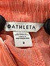 Athleta 100% Linen Solid Orange Shorts Size 2 - photo 3