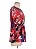 BCBGMAXAZRIA Red Long Sleeve Blouse Size L - photo 4