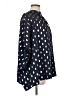 Unbranded 100% Polyester Blue 3/4 Sleeve Blouse Size XL - photo 4