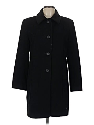 Larry Levine Wool Coat (view 1)