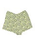 Equipment 100% Silk Print Yellow Shorts Size M - photo 1