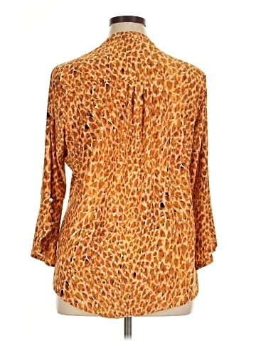 Notations 3/4 Sleeve Blouse (view 2)