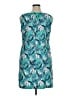 Talbots Paisley Teal Casual Dress Size 16 Petite - photo 2
