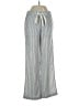 Caslon Stripes Gray Linen Pants Size XXS - photo 1