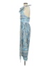 Lulus 100% Polyester Paisley Blue Cocktail Dress Size S - photo 5