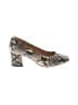 Talbots Animal Print Ivory Heels Size 7 - photo 1