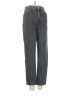 Zara Chevron-herringbone Gray Jeans Size 2 - photo 1