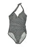 Magicsuit Houndstooth Silver Swimsuit Top Size 10 - photo 1