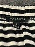 Talbots Stripes Black Short Sleeve Top Size S - photo 7