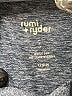 Rumi + Ryder Gray Short Sleeve Button-Down Shirt Size 12 - 14 - photo 3