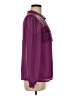 Assorted Brands 100% Polyester Purple Long Sleeve Blouse Size M - photo 4
