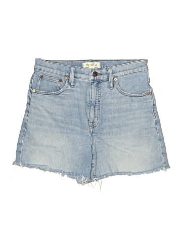 Madewell High-Rise Denim Shorts in Watt Wash: Summerweight Edition (view 1)