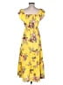 Aqua Yellow Casual Dress Size S - photo 2